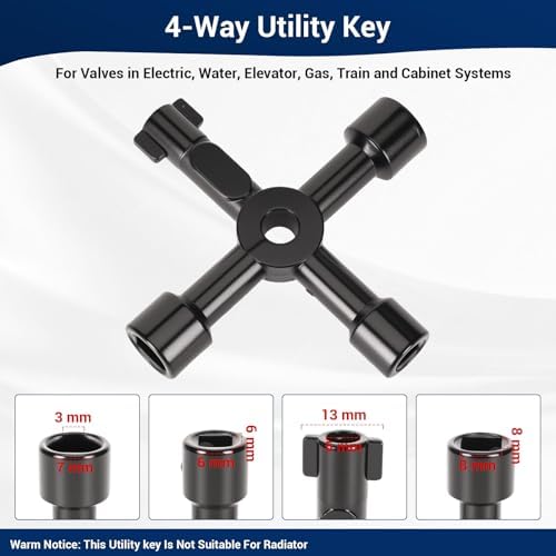 Compression Sleeve Puller & Pipe Wrench Kit Plumbing Tools, Angle Stop Wrench - Image 5