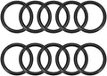 uxcell Nitrile Rubber O-Rings 33.3mm OD 28mm ID 2.65mm Width, Metric Sealing by uxcell