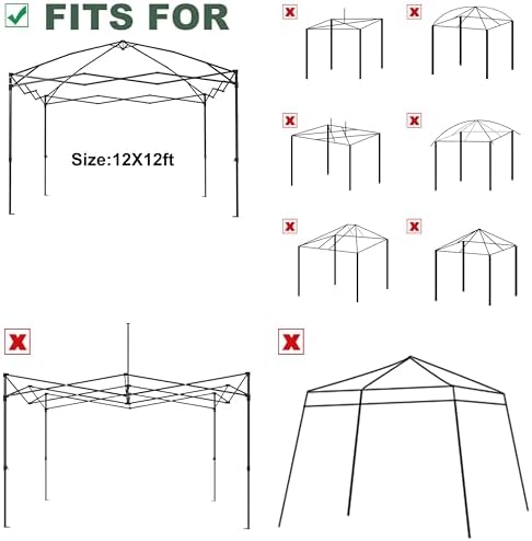 12x12 Canopy Replacement Top - Image 6