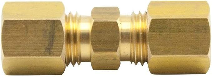 Brass Compression Tube Fitting, 5/16" OD x 5/16" OD - Image 4