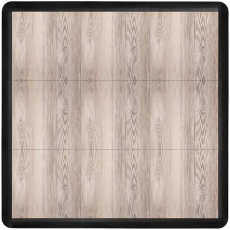 Flooring Inc's 3/8" Thick Interlocking Lightweight Plastic Practice Dance Floor by IncStores