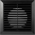 Black 4" Inch Ventilation Grille by ECOPROVENT