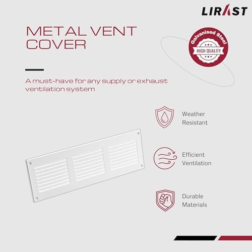 10x2 Vent Cover with Built-in Screen - Image 2