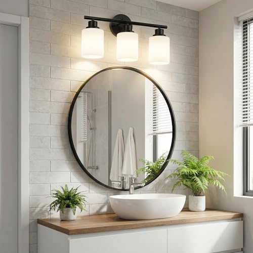 Unicozin 3 Light Bathroom Light Fixtures, Modern Vanity Lights - Image 5