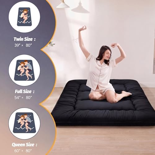 MAXYOYO 6" Extra Thick Japanese Floor Mattress Queen Folding Futon Mattress - Image 3