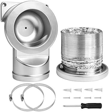 Magnetic Dryer Vent Connector Kit DV90 4-Inch Dryer Vent Coupling by Unknown