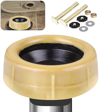 Jamini 1.57" Extra-Thick Toilet Wax Ring Kit by Unknown