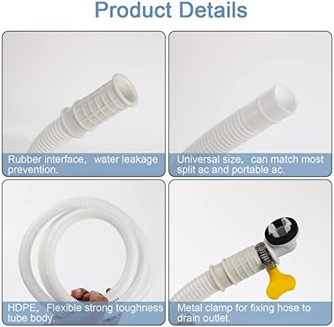 13.2 ft Portable AC Drain Hose, Air Conditioner Drain Hose - Image 3