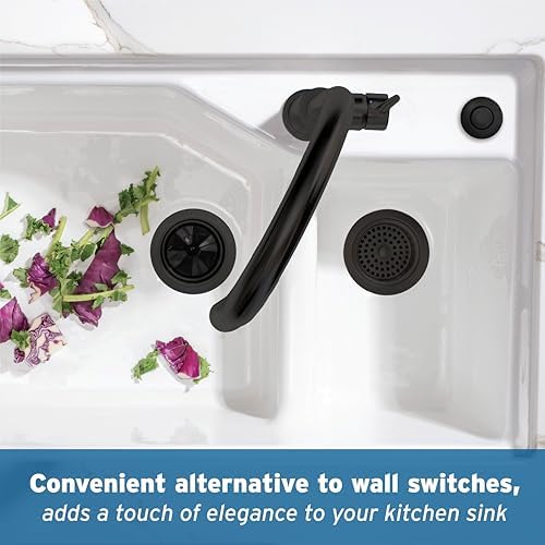 InSinkErator STC-MTBLK Push SinkTop Switch Button, Matte Black - Image 3