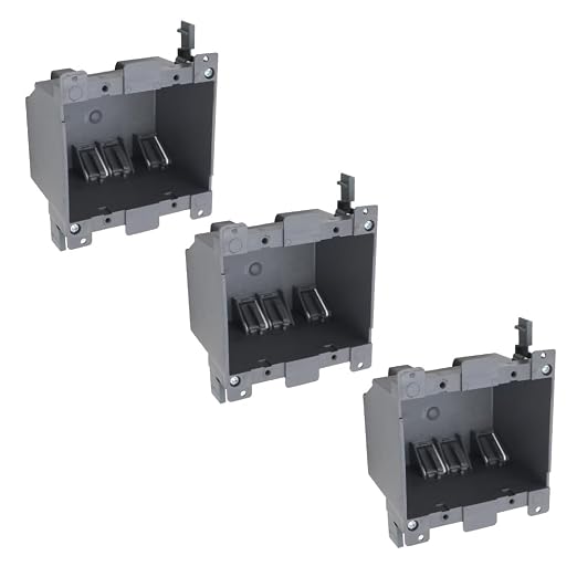 2-Gang Old Work Electrical Outlet Box, Plastic Junction Box - Image 7