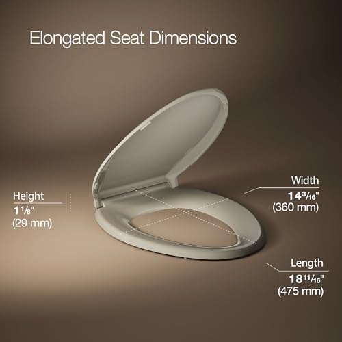 KOHLER CACHET® Nightlight Soft Close Toilet Seat Elongated, ReadyLatch® - Image 3
