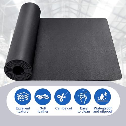 Drydiet 1 Pcs Work Bench Mat Top 24 x 72 Inches, PU Leather Workbench Pad Topper - Image 4