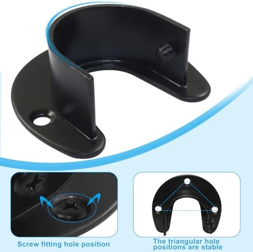 Closet Rod Bracket, 2 Pack, U Shaped, 1-1/4 Inch - Image 3