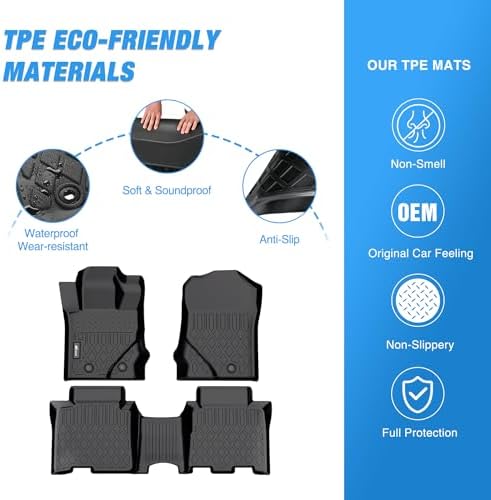 Nilight TPE Floor Mats for Ford Bronco 4 Door - Image 3