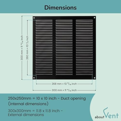 10x10 inch Vent Cover - Image 2