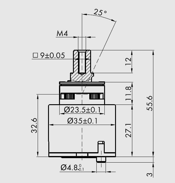 K35A Faucet Cartridge, Replacement Cartridge Compatible - Image 7