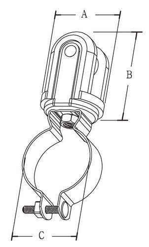 Morris 21897 Service Entrance Insulator Wire Holder, Pipe Hanger - Image 2