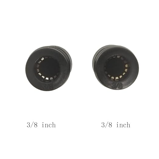 zjxed 3/8" OD x 3/8" OD Pneumatic quick Connector Push to Connect fittings - Image 2