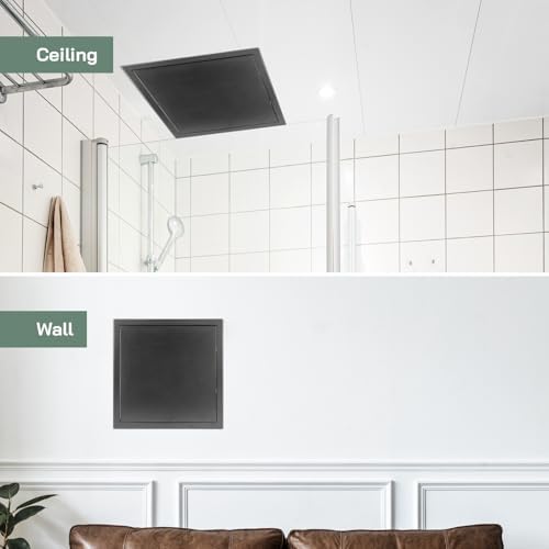 Vent Systems 12'' x 12'' Inch Anthracite Metal Access Panel - Image 5