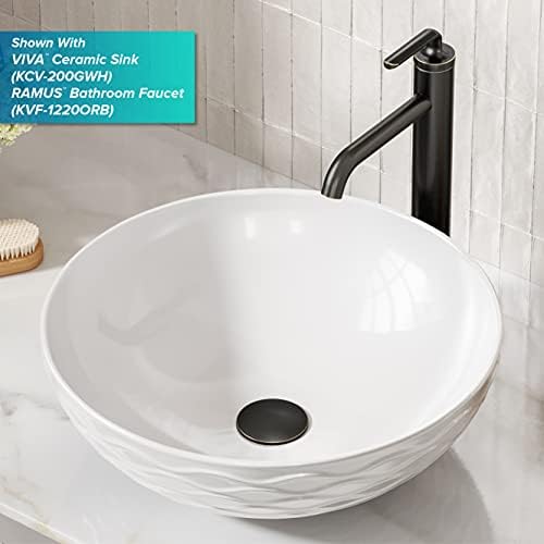 KRAUS Bathroom Sink Pop-Up Drain Assembly in Oil Rubbed Bronze - Image 2