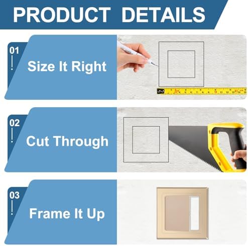 PATIKIL 4x4 Inch Self-Adhesive Access Panel - Image 4