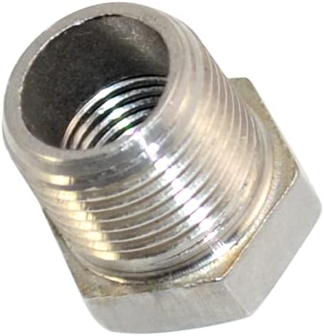 3/8" Male NPT to 1/4" Female NPT Female Reducing/Reducer Bushing Pipe Fitting - Image 2