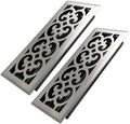Howeall 4x12 Inches 2 Pack Heavy Duty Walkable Floor Register Easy Adjust Air by Howeall