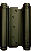 Self Closing Double Action Spring Door Hinge Saloon Matte Black 6 Inch by HingeOutlet