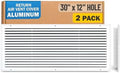 Fits 30x12 Hole | Aluminum Return Air Grille by Handua | Vent Cover Grill by Handua