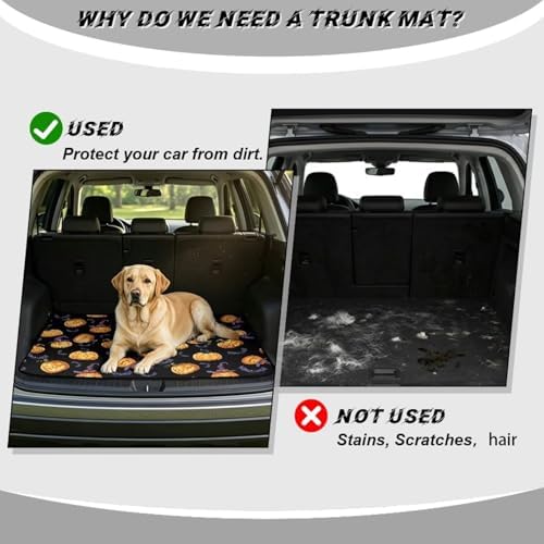 Pumpkin Witch All Purpose Trunk Mat Universal Waterproof Cargo Liner, Heavy - Image 4