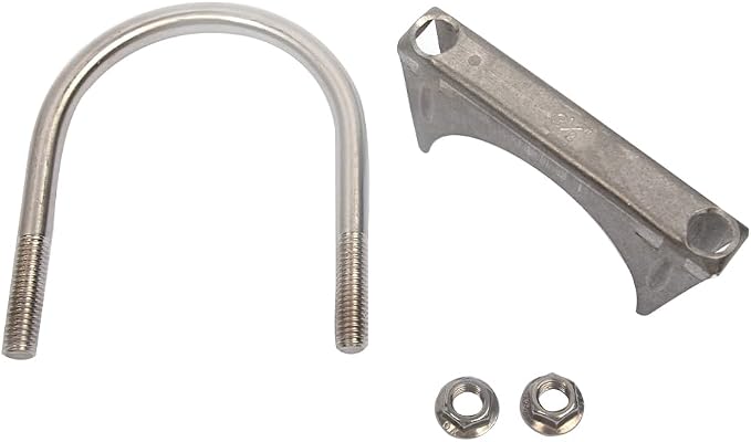 Heavy Duty 3.5" 3-1/2 Inch Exhaust U Bolt Clamp Stainless Steel | M10 Thick Rod - Image 4