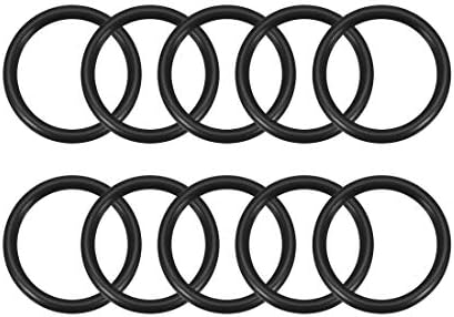 uxcell Nitrile Rubber O-Rings 27.7mm OD 22.4mm ID 2.65mm Width, Metric Sealing by uxcell