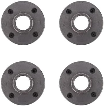 PIPE DECOR 1 "Floor Flange Fitting, Malleable Iron, Fits One Inch Diameter by PipeD%C3%A9cor