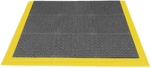 Durable Corporation Plastic Grit Cushion Tile Workstation Mat, 38-1/2" Width x by Durable+Corporation