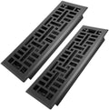 Howeall 4x14 Inches 2 Pack Heavy Duty Walkable Floor Register Easy Adjust Air by Howeall