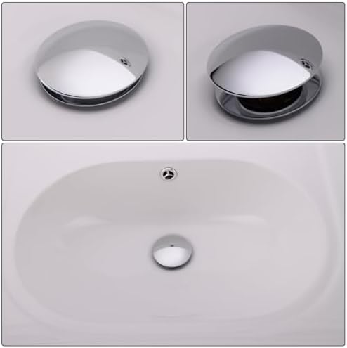 Bathroom Basin Sink Push Button Drain Stopper - Image 2