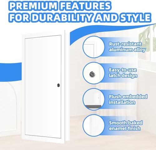 14" x 29" Metal Access Panel, 1MM Thickened Access Panel - Image 3