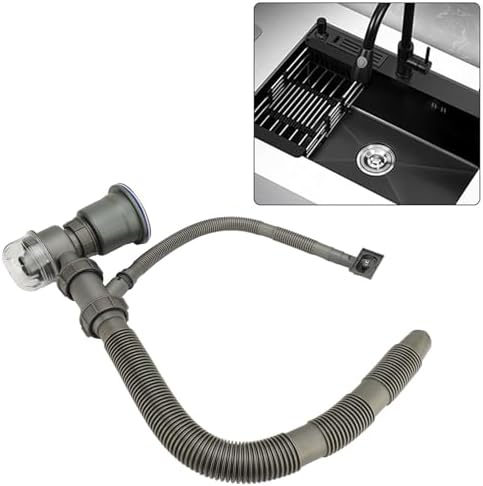 Kitchen Sink Drain Kit, Expandable Flexible High Temperature Resistance 212F - Image 2