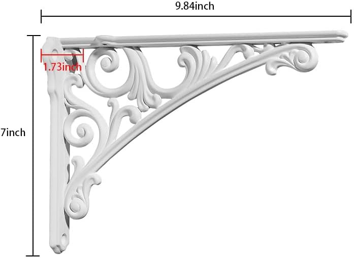 Khtumeware Shelf Bracket 10 Inch, Decorative Brackets - Image 2