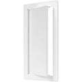 6" x 12" White Plastic Access Panel. Service Shaft Door Panel. Plumbing by ECOPROVENT