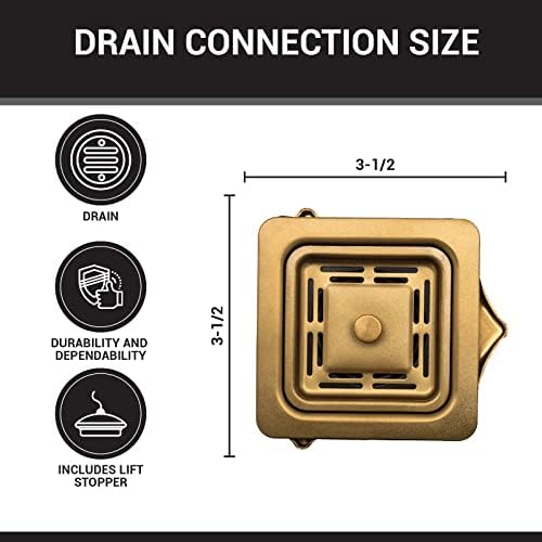 Strictly Sinks Stainless Steel Square Garbage Disposal Adapter - Image 2