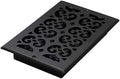 Decor Grates ST610W Scroll Design Wall/Ceiling Register, Textured Black by DecorGrates