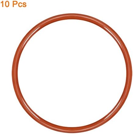 uxcell Silicone O-Ring, 45mm Outside Diameter, 40.2mm Inner Diameter, 2.4mm - Image 2