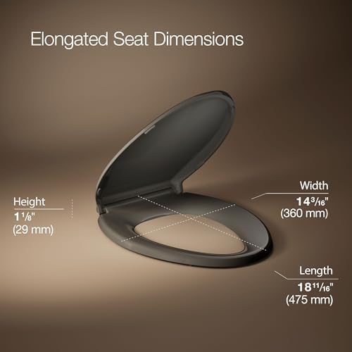 KOHLER CACHET® Nightlight Soft Close Toilet Seat Elongated, ReadyLatch® - Image 3