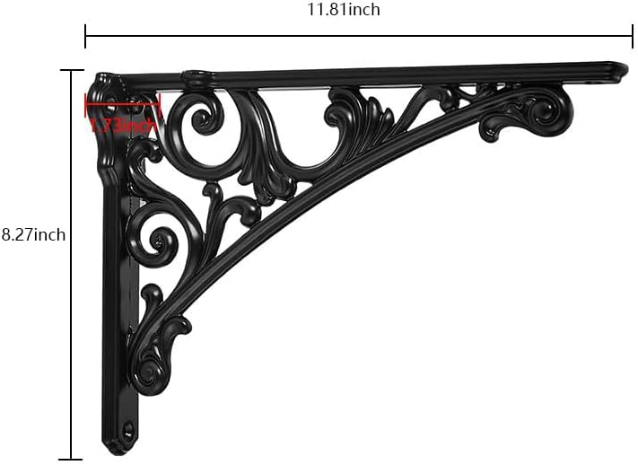 Khtumeware Shelf Bracket 12 Inch, Decorative Brackets - Image 2