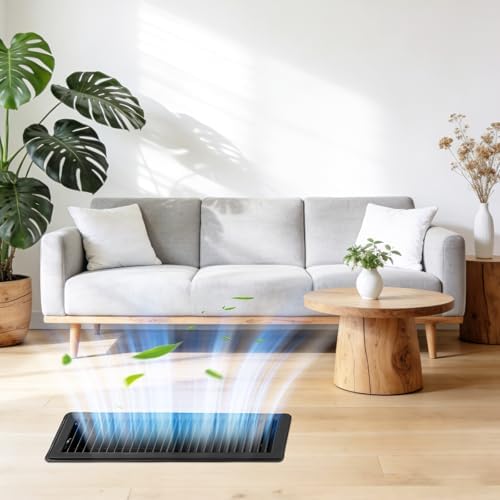 4 Pack Floor Vent Covers, Floor Register 4" x 14", Adjustable Decorative Vent - Image 6