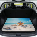 Beach Starfish Universal Moving Trunk Mat 29"x39" – Heavy Duty Waterproof Cargo by Darisoco