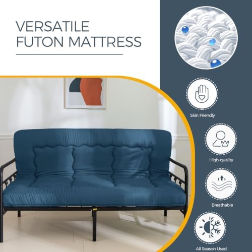 MAXYOYO 6" Extra Thick Japanese Floor Mattress Queen Folding Futon Mattress - Image 4