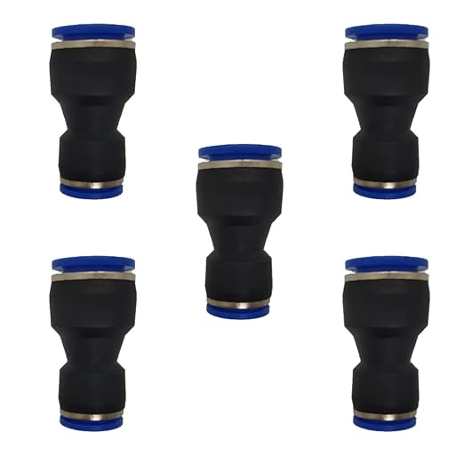 zjxed 16mm OD x 12mm OD Pneumatic quick Connector Push to Connect fittings by ROZESAZZ
