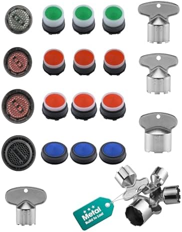 16-Piece Faucet Aerator Replacement Kit by OrgCreator